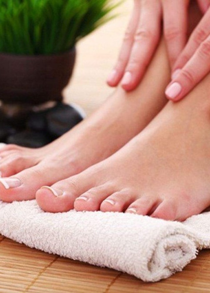 العناية بنظافة القدم يقي من الفطريات