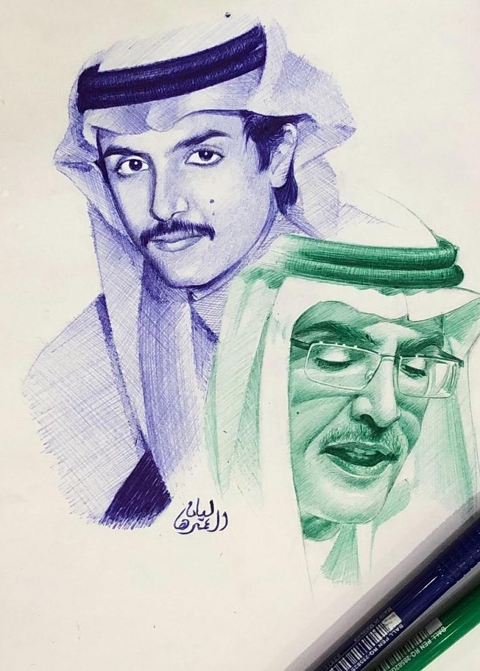  احدى اعمال الرسامه السعودية ليان ال عمره