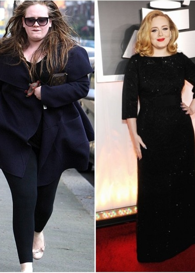 اديل بعد خسارة وزنها الزائد بفضل رجيم سيرتفود