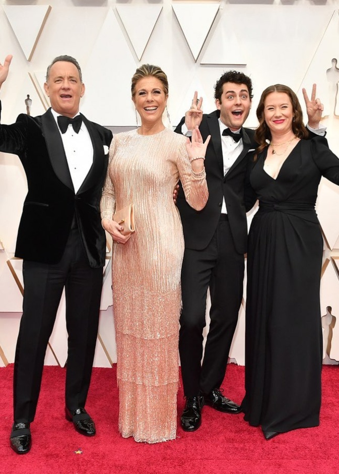 توم هانكس واسرته 