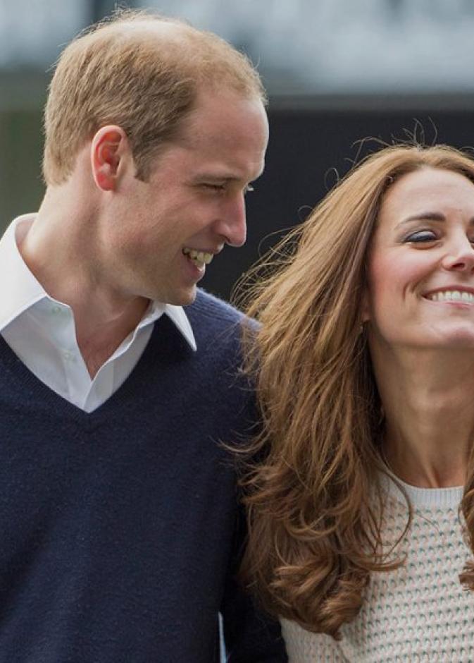 ملامح السعادة على وجه كيت