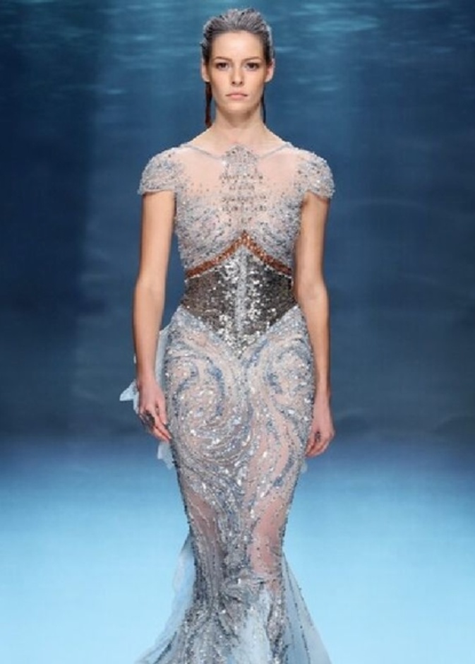 فساتين سهرة للصبايا بقصة حورية البحر 2020 من Valentino