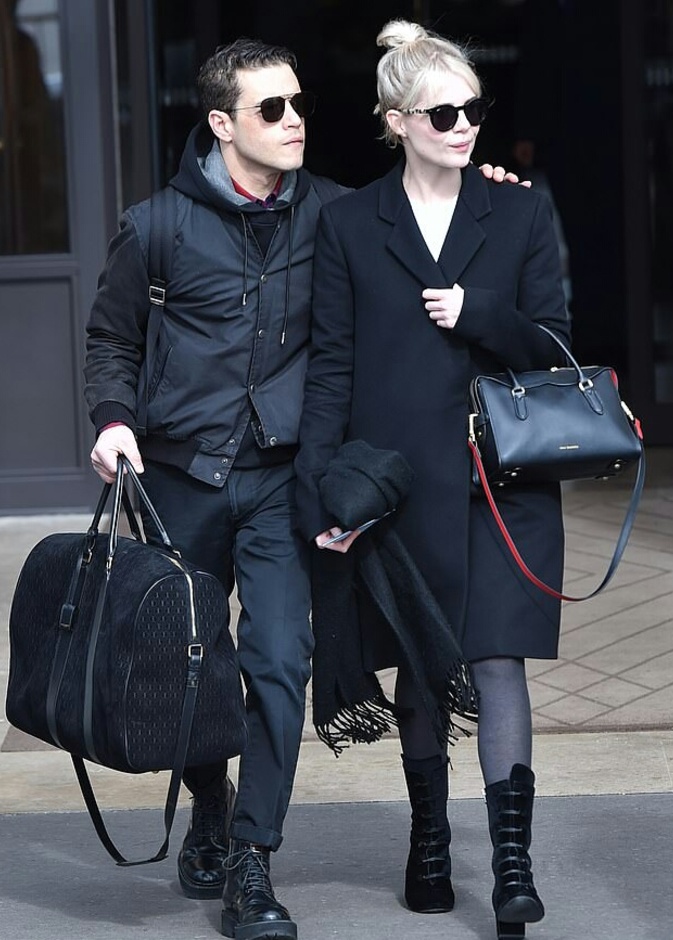 رامى مالك و لوسى 