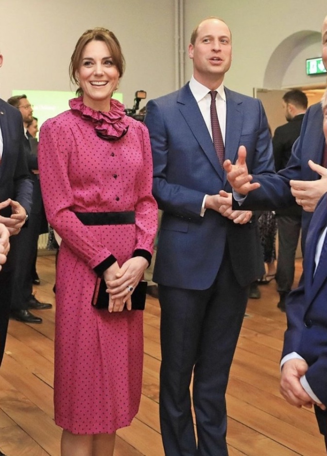 كيت ميدلتون برفقة الأمير ويليام في دبلن