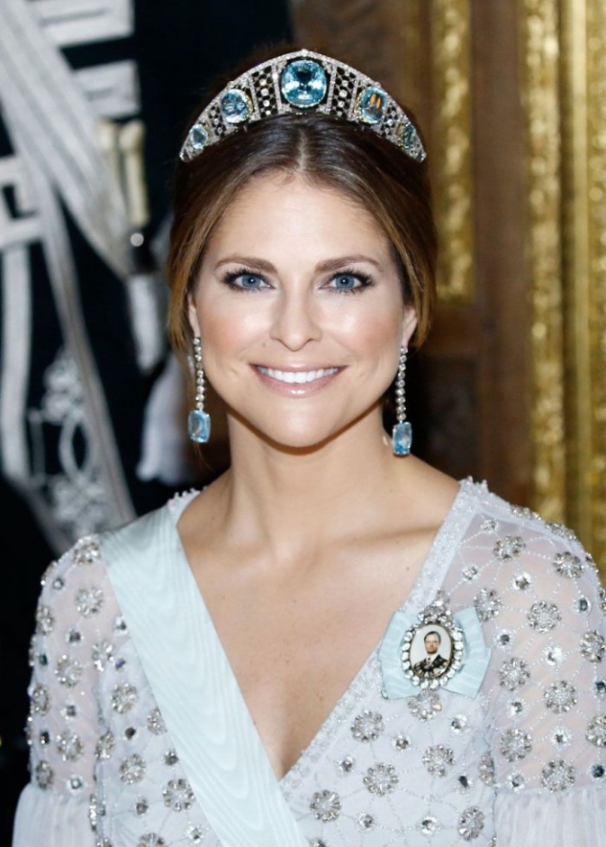 تاج  Sweden's Aquamarine Kokoshnik Tiara