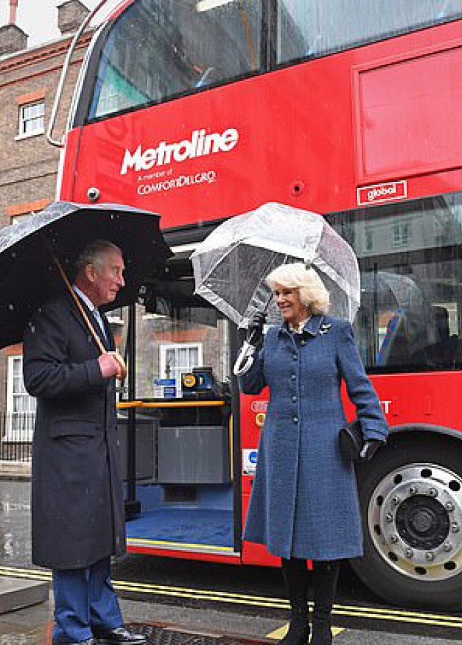 أناقة الأمير تشارلز ودوقة كورنوال الشتوية