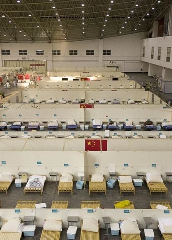 مستشفى ووهان المؤقت ينهي أعماله ويغلق رسميا