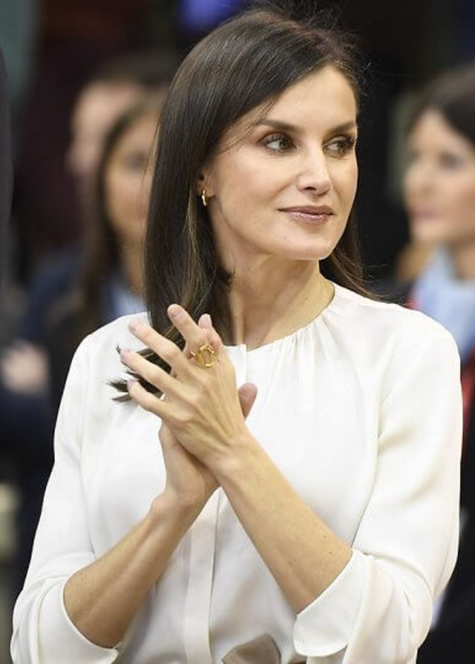 الملكة ليتيزيا في نهائي كأس الملكة لكرة السلة