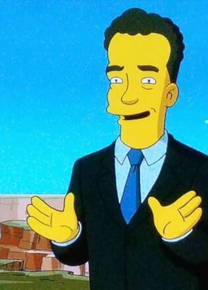 توم هانكس في سيمبسون 