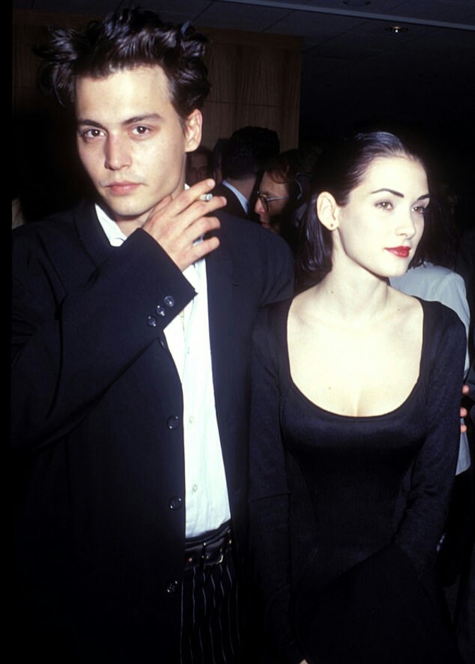 وينونا رايدر و جوني ديب 