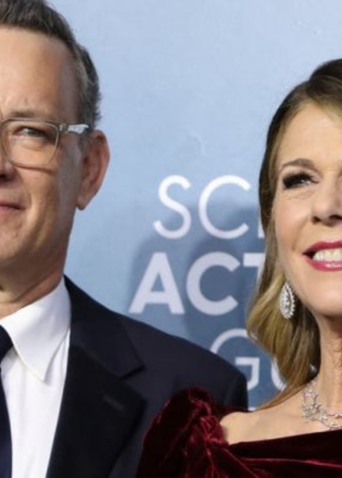 توم هانكس وزوجته