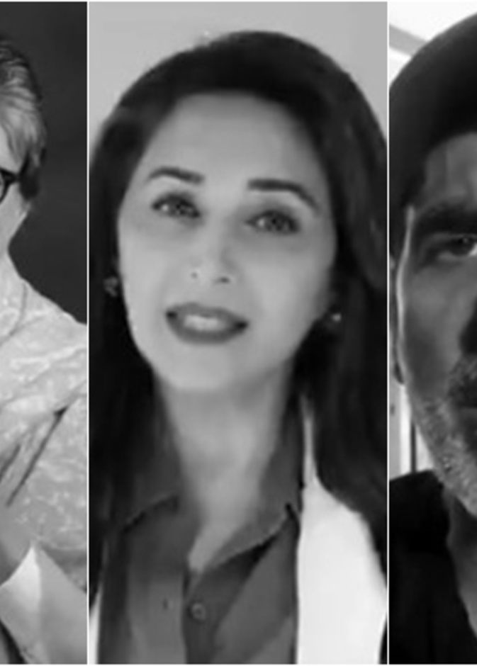 نجوم بوليوود يظهرون في مقطع فيديو للتوعية بمخاطر كورونا