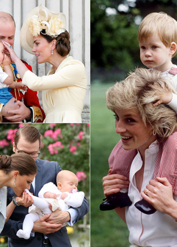 مواقف كسرن فيها أمهات العائلات الملكية البروتوكول من أجل أبنائهن