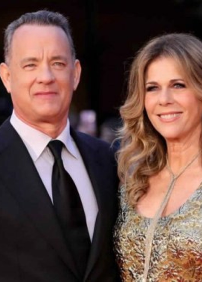 توم هانكس وزوجته