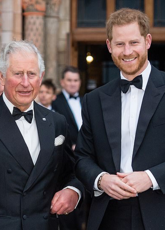 الأمير هاري و الأمير تشارلز