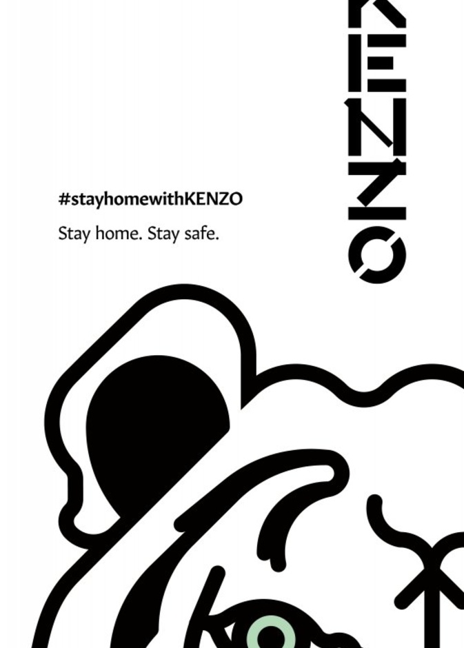 #stayhomewithKENZO .. مبادرة KENZO للتضامن الجماعي 