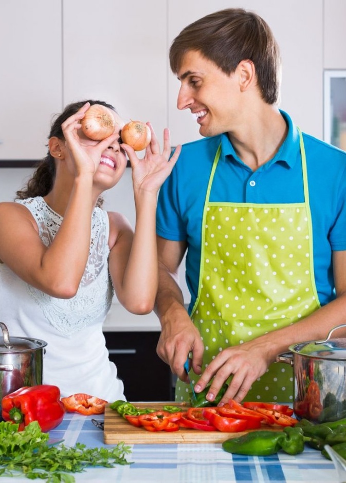 بث روح السعادة مع تناول خضروات تقوية المناعة الكيمياء الخفية للعروسين