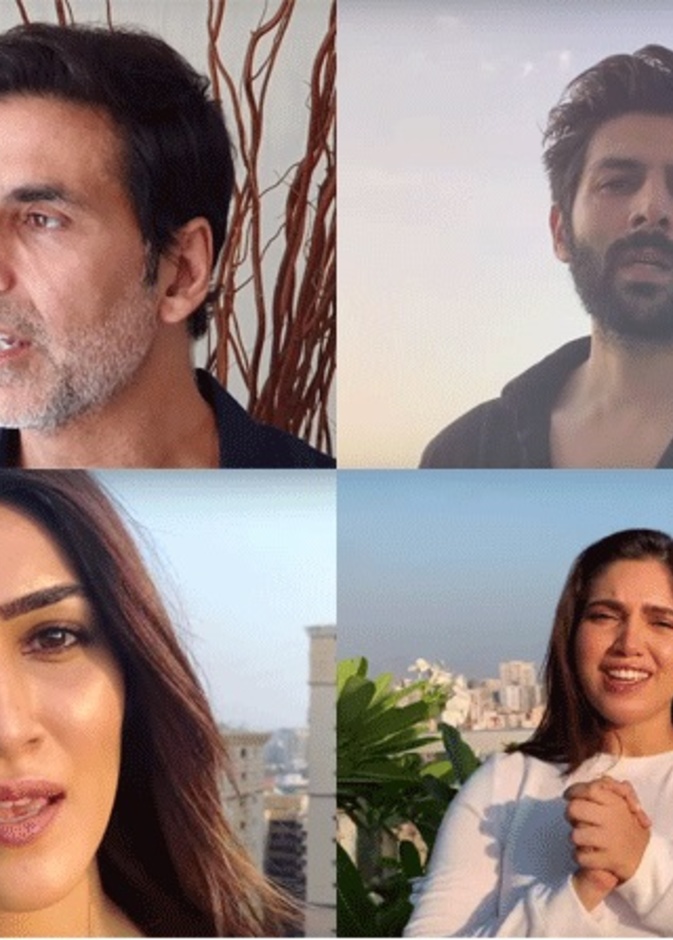 أكشاي كومار ومشاهير آخرين يقدمون أغنية عن الأمل في ظل أزمة كورونا