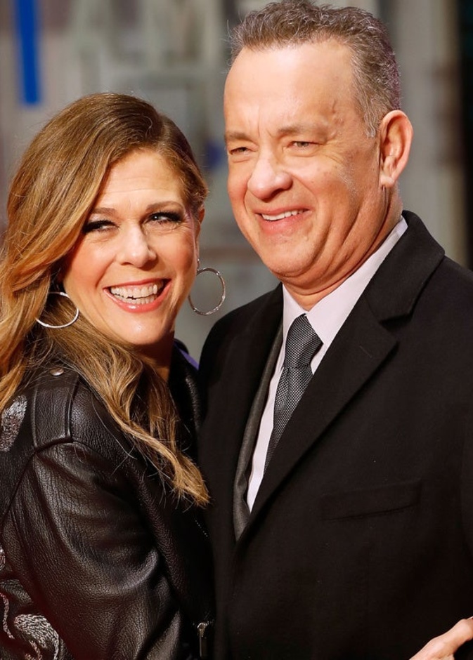 توم هانكس وزوجته