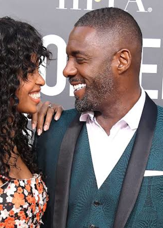 إدريس إلبا و زوجته سابرينا 