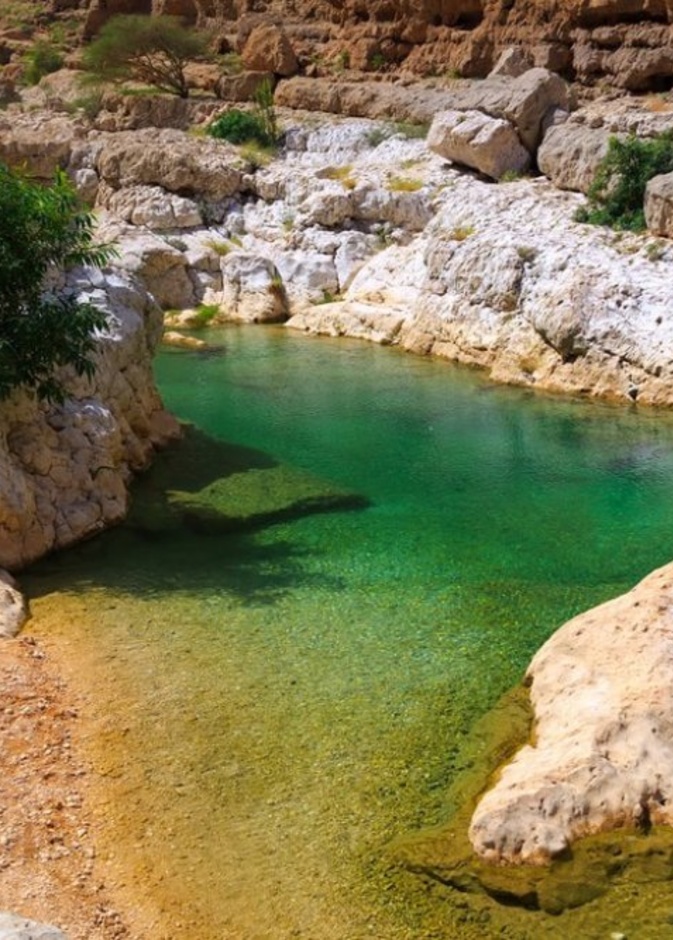 وادي الشاب Wadi Shab، عمان