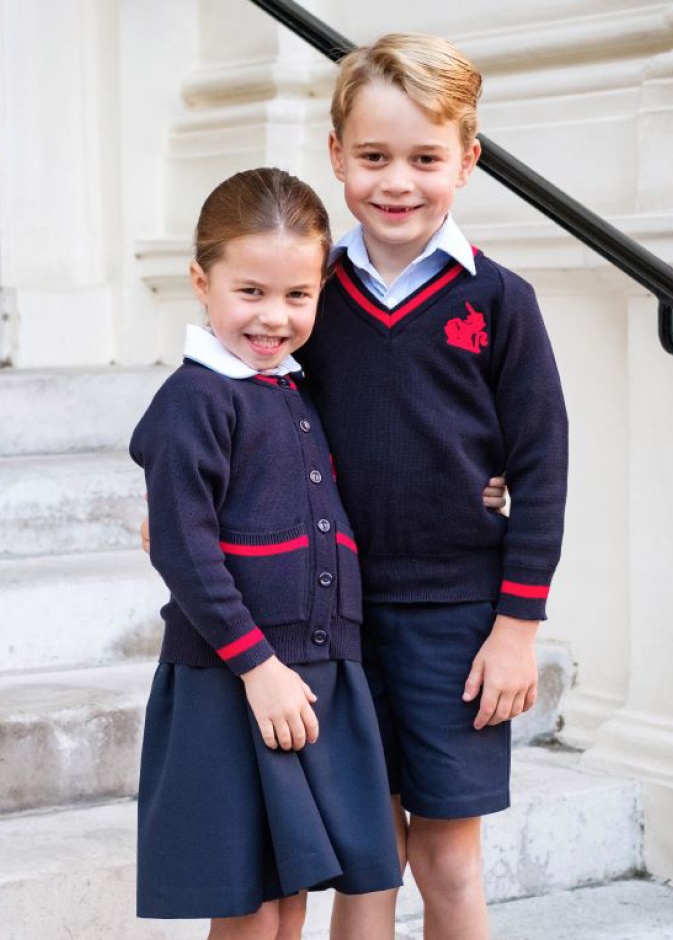 الأمير جورج  والأميرة تشارلوت