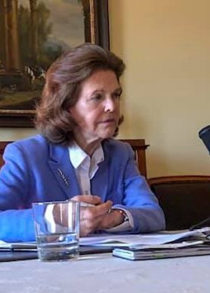 ملكة السويد في اجتماع عبر الإنترنت مع ممثلي مؤسسات لحقوق الأطفال