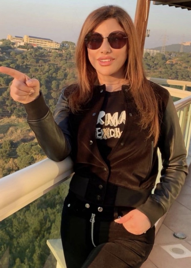 نجوى كرم تستمتع بأجواء الطبيعة خلال فترة الحجر الصحي