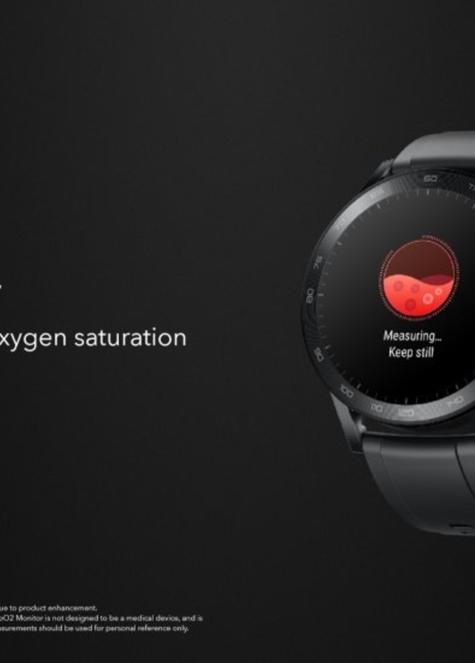 خاصية تتبع نسبة تشبع الأكسجين في الدم SpO2 أصبحت متوفرة الآن في ساعة HONOR MagicWatch 2