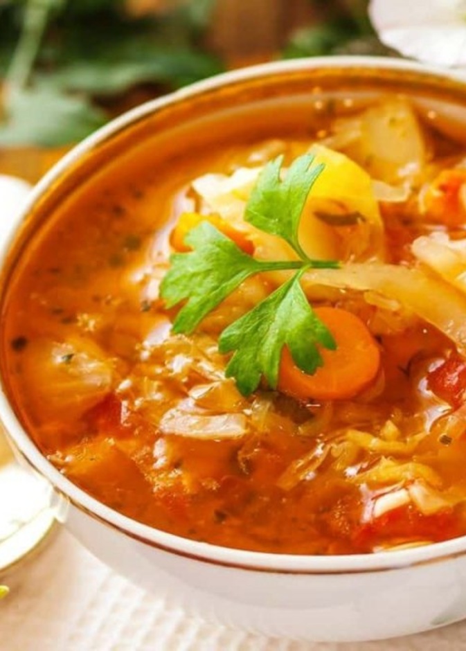 شوربة الدجاج الديتوكس الصحية