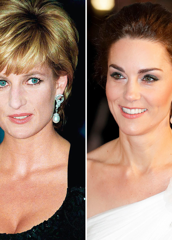 كيت ميدلتون ترتدي أقراط الأميرة ديانا