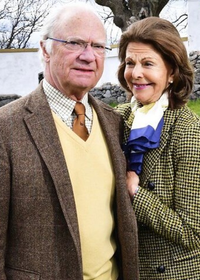 الملك كارل جوستاف والملكة سيلفيا