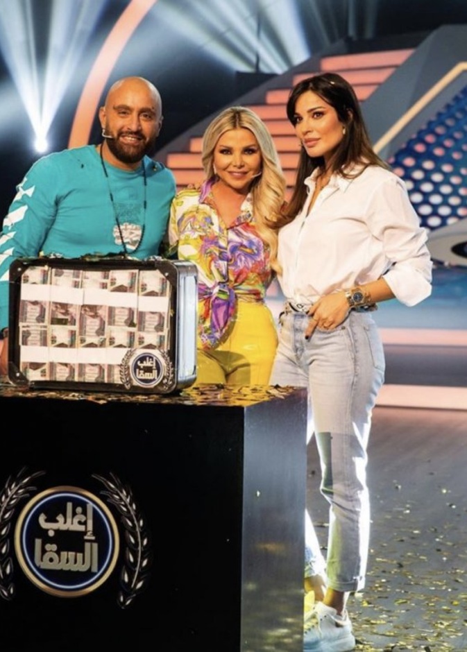 نادين نسيب نجيم تحل ضيفة على برنامج اغلب السقا