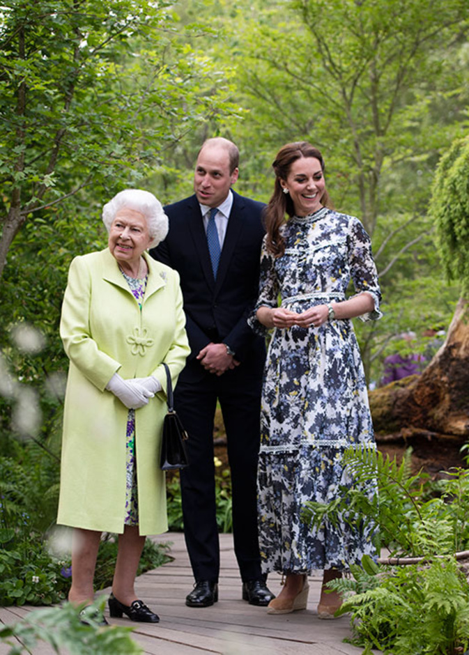 معرض تشلسي للزهور أحد المناسبات المفضلة لدى ملكة بريطانيا وعائلتها