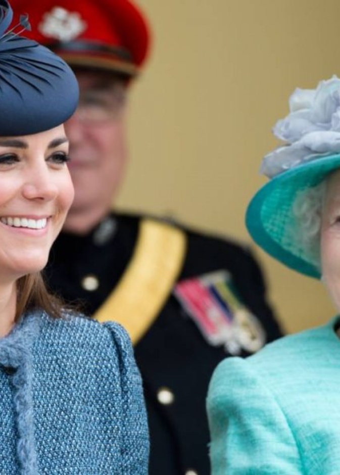 ملكة بريطانيا تدعم كيت ميدلتون