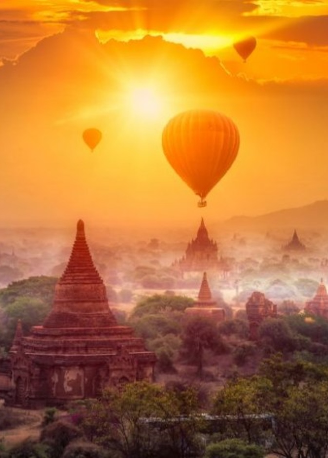 مشهد ساحر في باغان