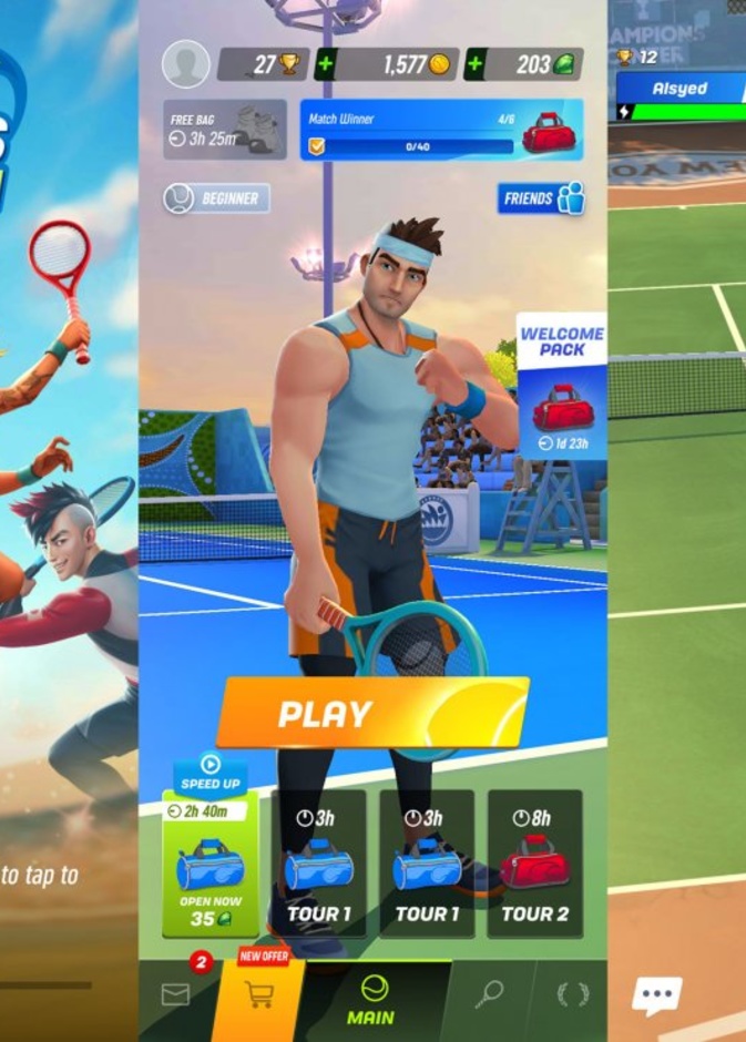 لعبة Tennis Clash