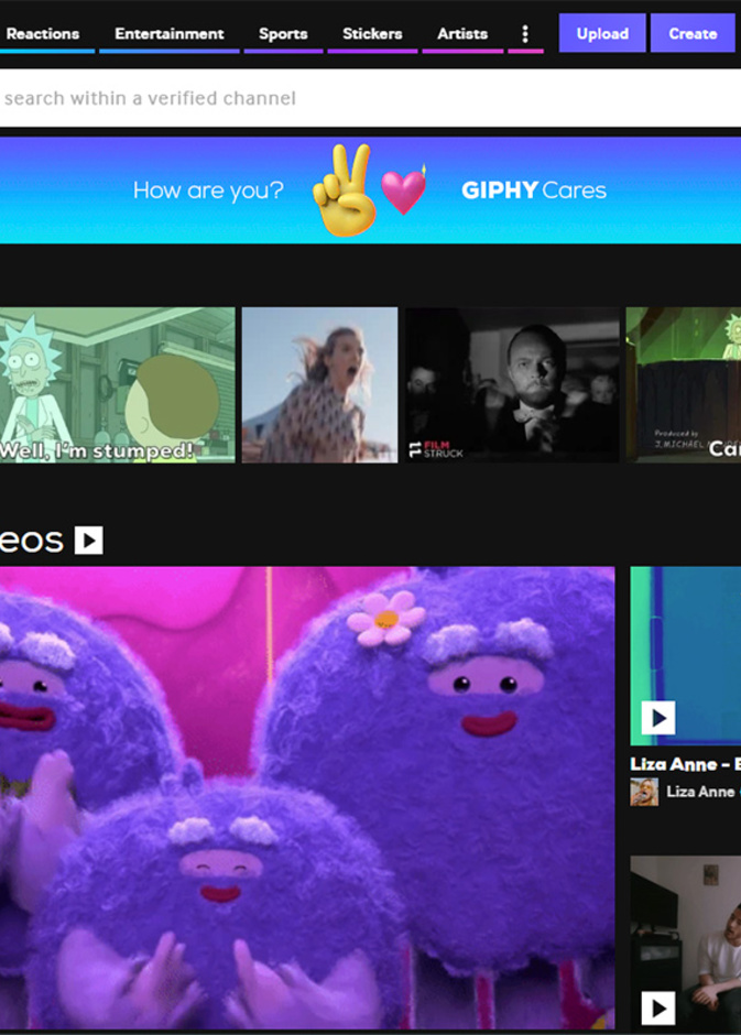 فيسبوك تستحوذ على GIPHY من أجل انستقرام