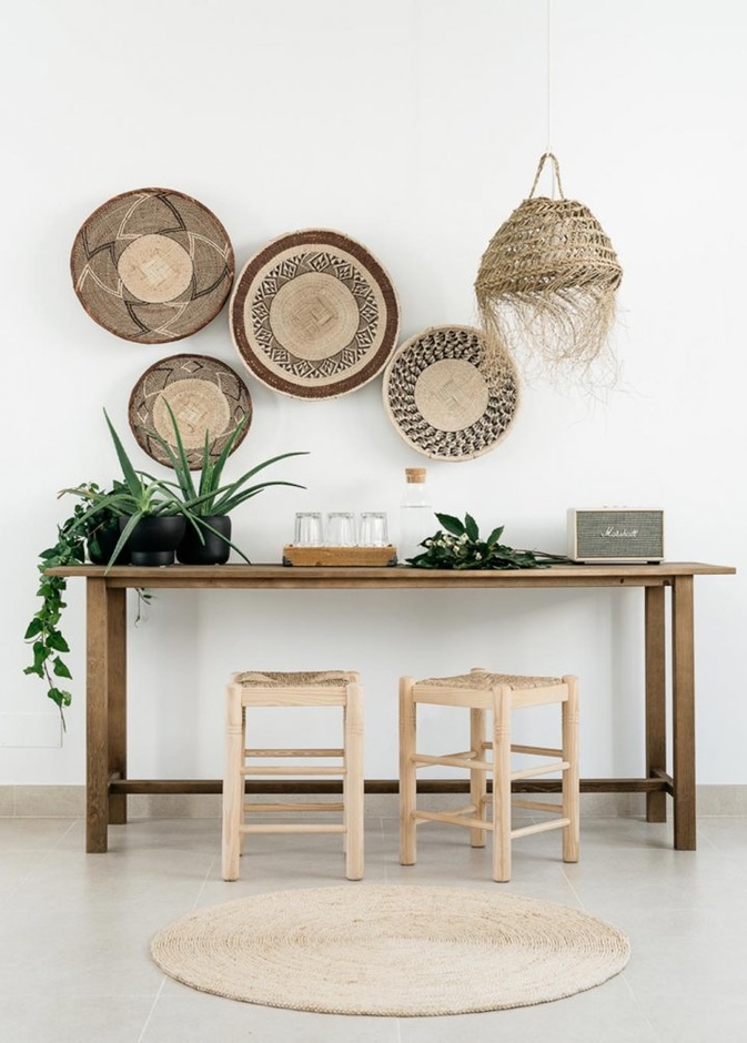 الأثاث الفينتاج بأسلوب عصري لديكور غرفة معيشة صديقة للبيئة