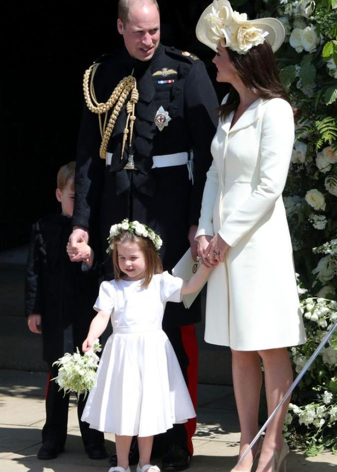 ما سر إطلالة كيت ميدلتون " المكررة"  في حفل زفاف هاري وميغان؟