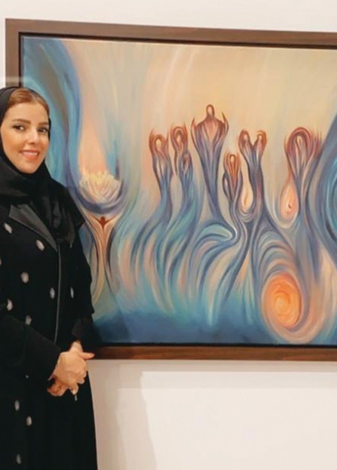التشكيلية مضاوي الباز تطلق مبادرة موهوبين ضاوي لدعم المواهب الفنية الوطنية