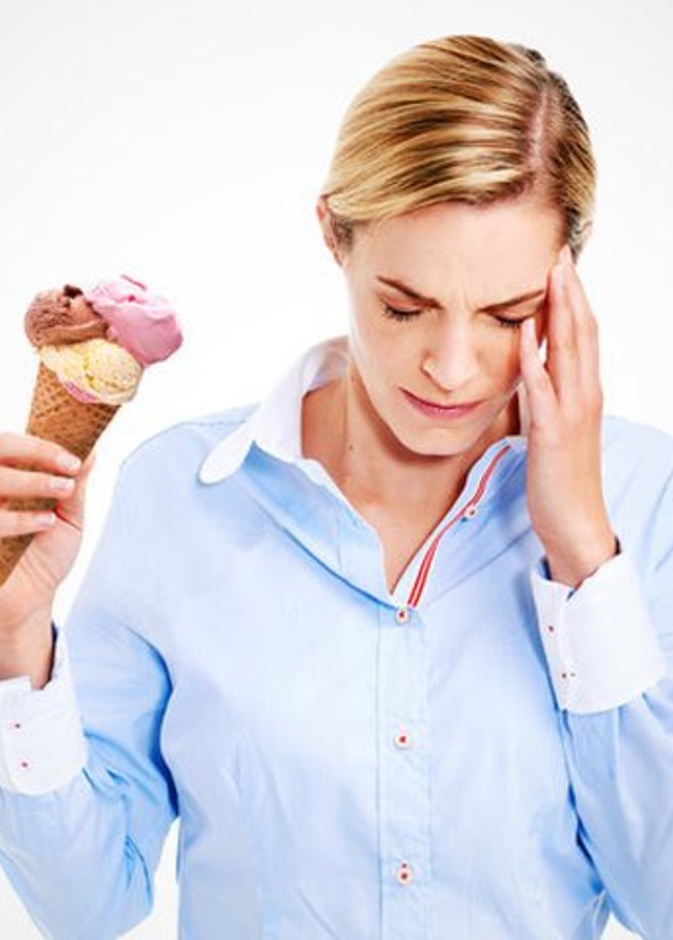  تجمد الدماغ هو صداع الآيس كريم