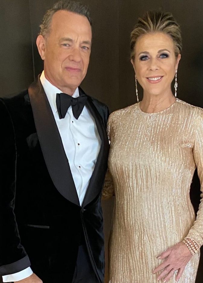 توم هانكس و زوجته ريتا ويلسون 