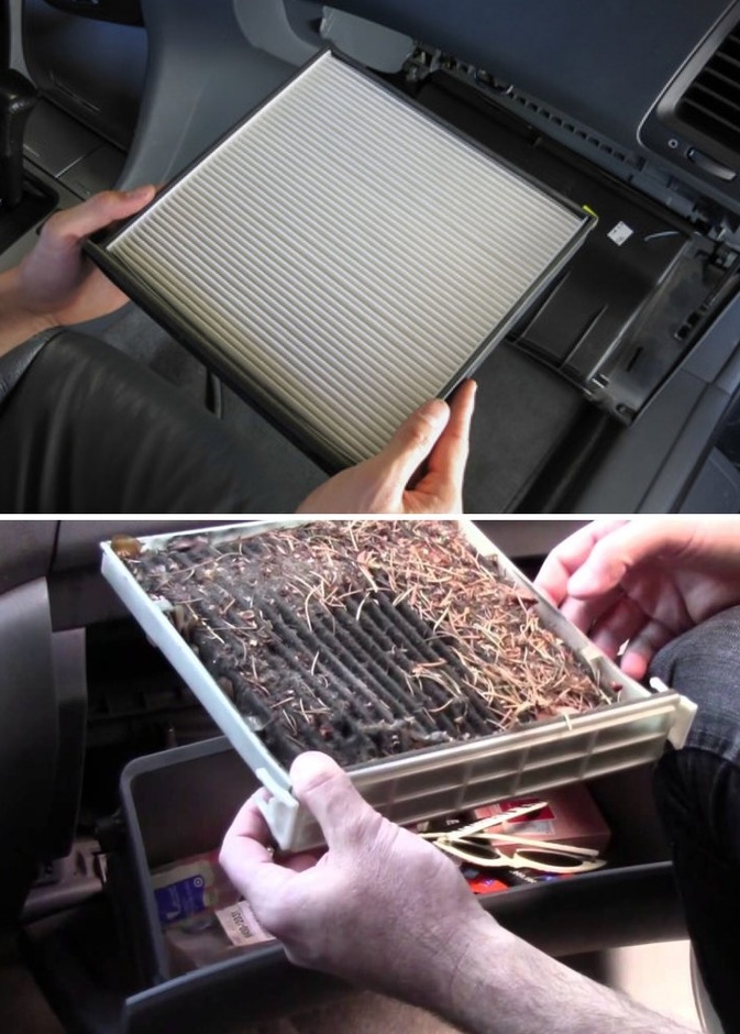 اعطال يسببها فلتر مكيف الهواء في السيارة