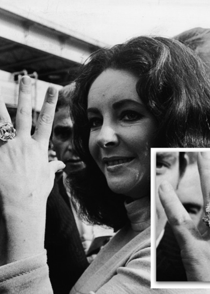  خاتم اليزابيث تايلور من ريتشارد بورتون