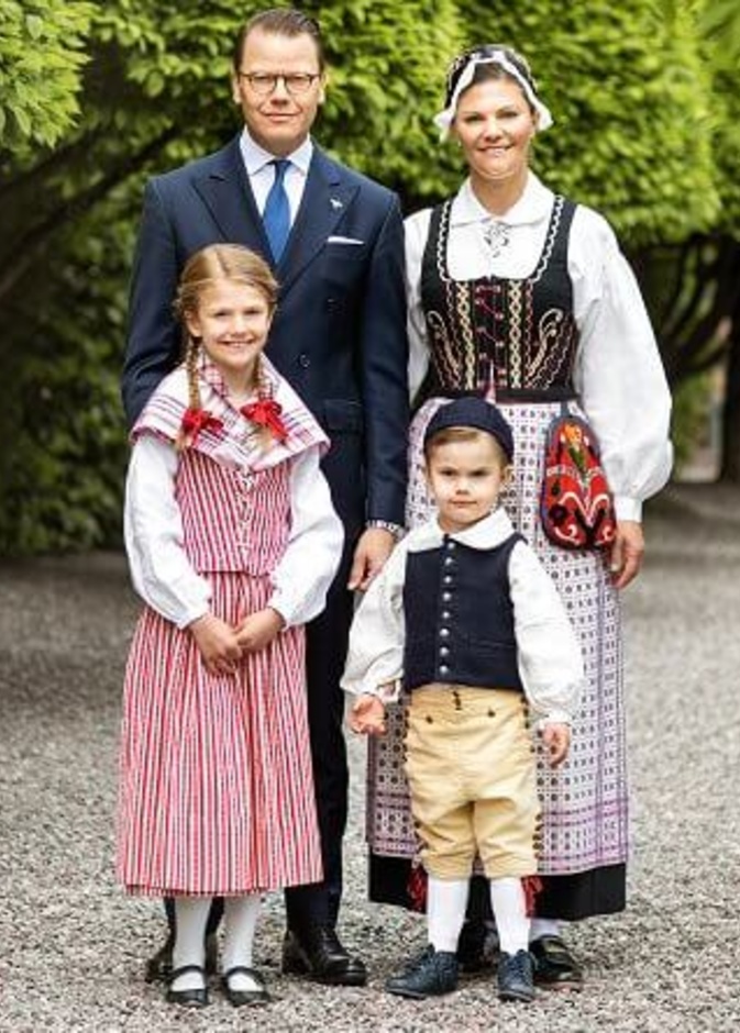 الصور الرسمية الجديدة لأسرة ولية عهد السويد