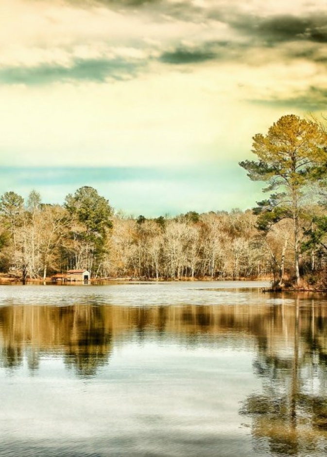 سحر البحيرات في جورجيا بواسطة alexeybabich0