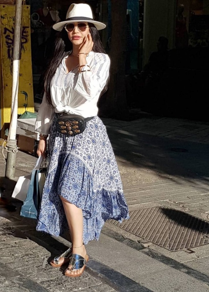  موديلات تنانير ميدي مستوحاة من لجين عمران