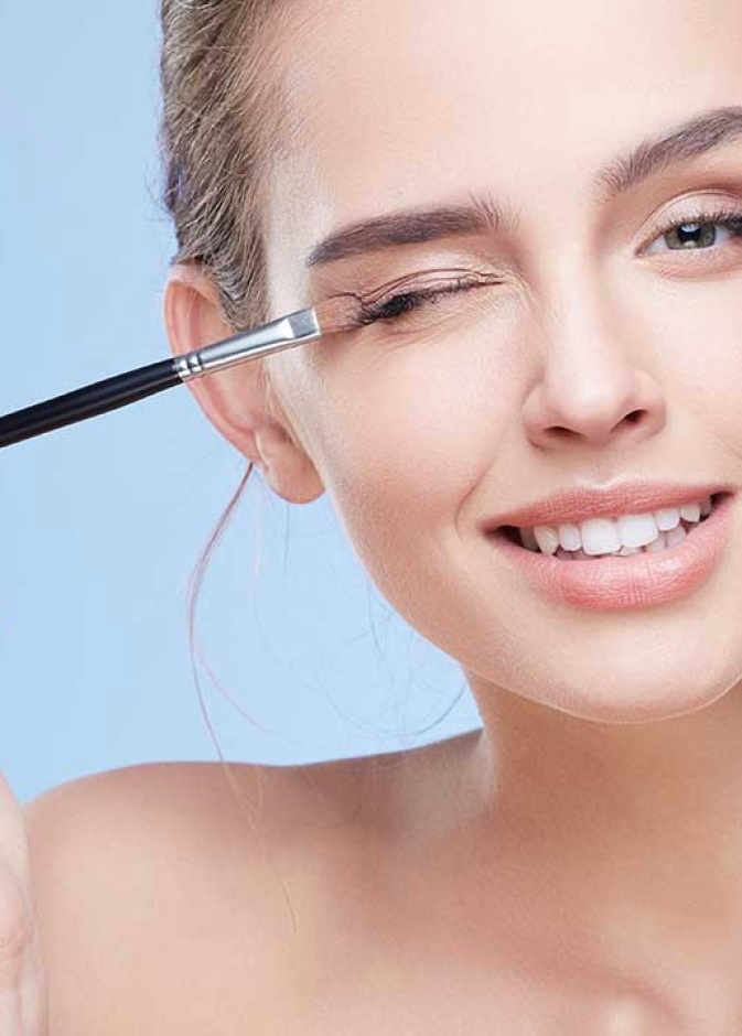 مكياج عيون ناعم يناسب الكمامات 2020