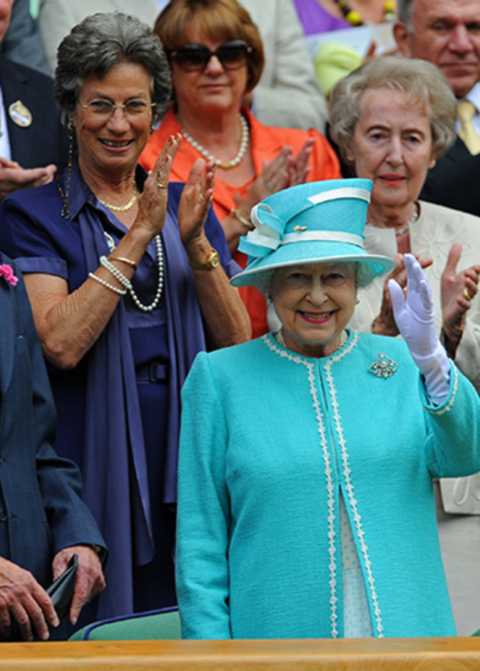 ملكة بريطانيا في بطولة ويمبلدون عام 2010